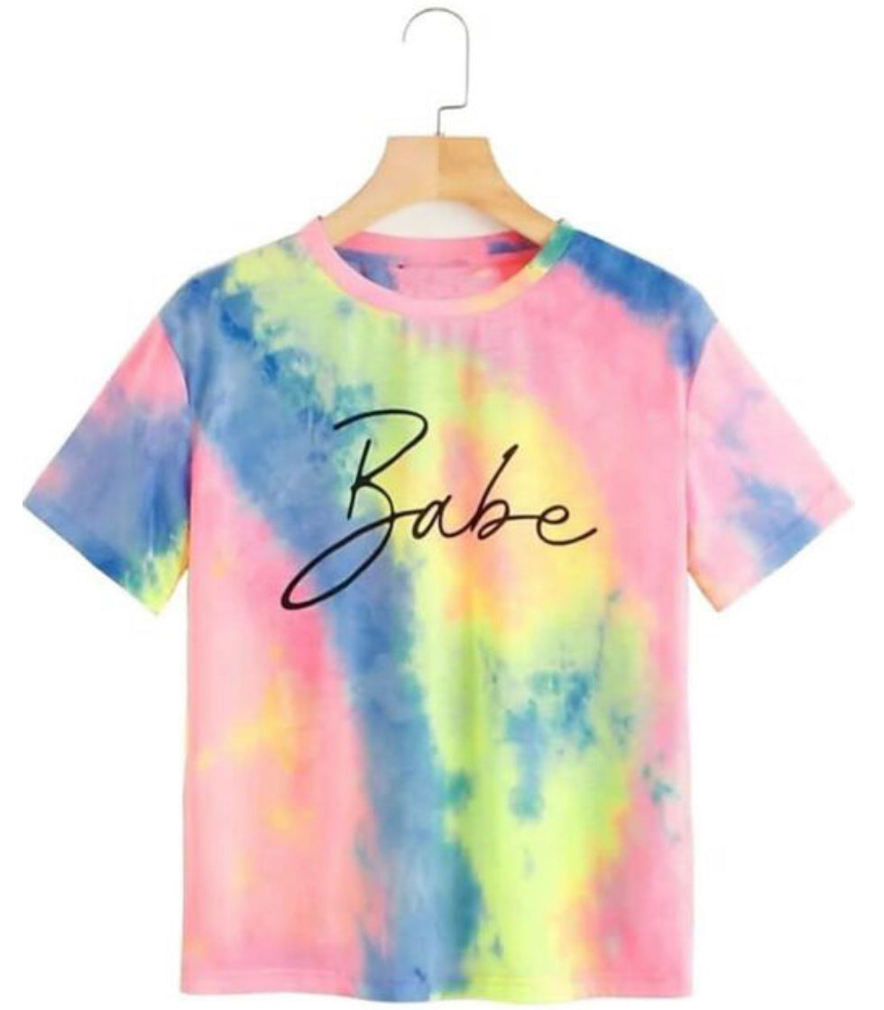 HELK TIE DYE CROPPED TOPS - トップス