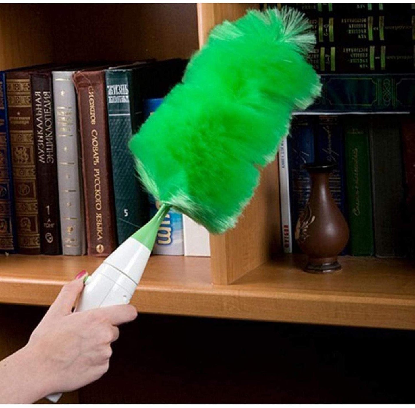 SpinJet™ Spin Duster Electric Cleaner Microfiber Brush