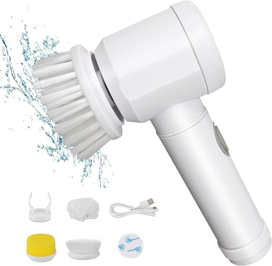 TurboClean™ 5 in 1 Multipurpose Electric Re-Chargeable Brush