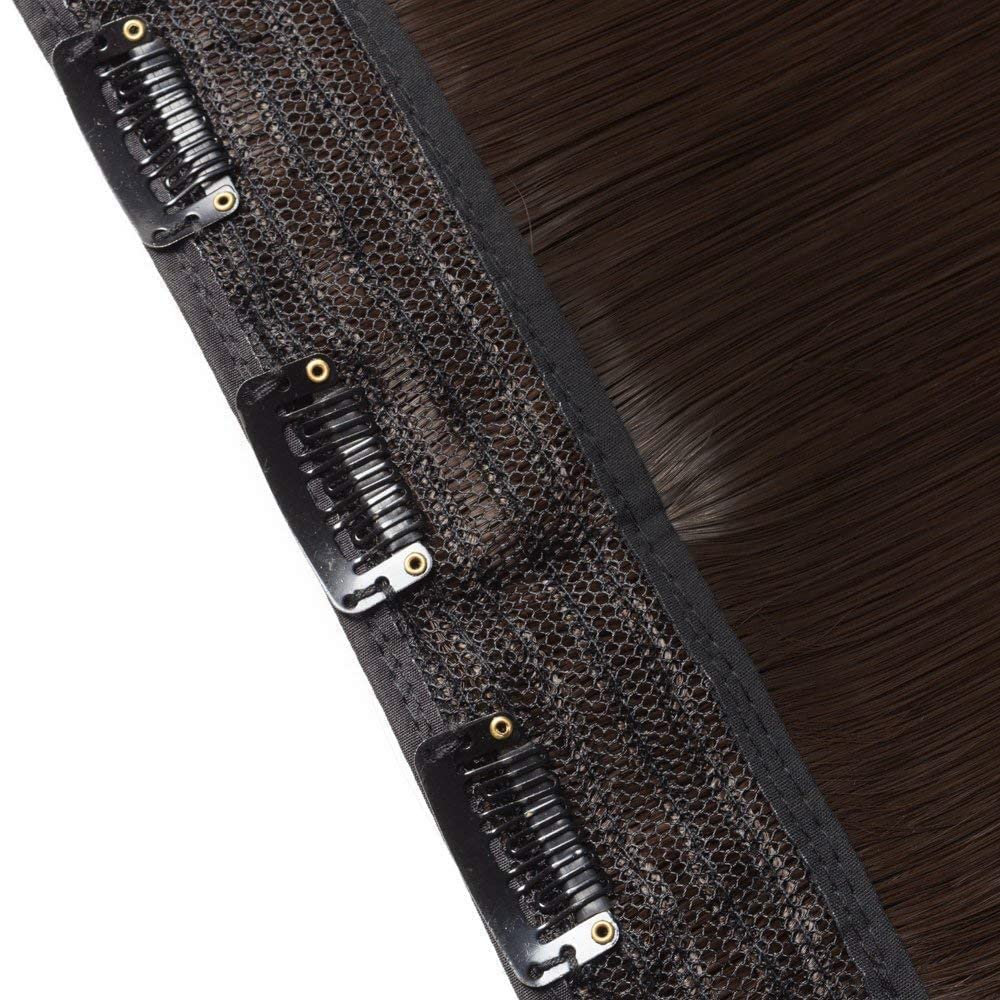 Hair Extension 5 Clips (24 inch) Straight/Curly