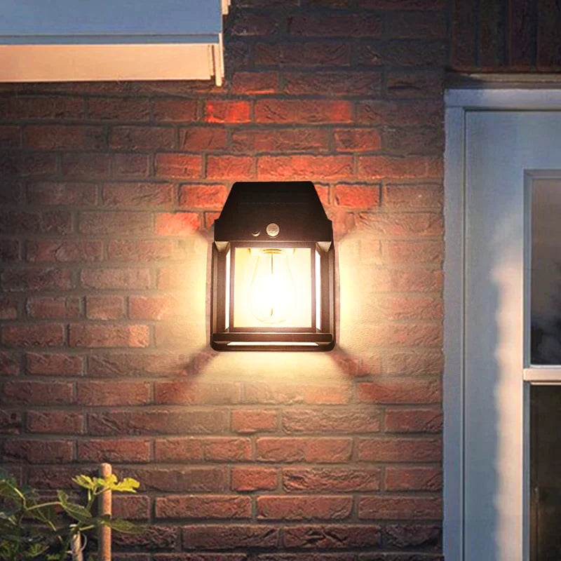 Solar Powered Wall Lamp ( Heavy quality - 1200 mAh batteries )