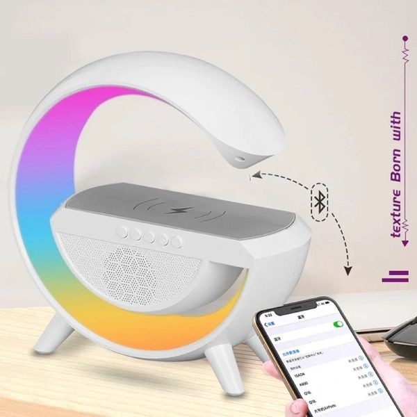 Premium Lamp Multifunctional Wireless Charger With Speaker