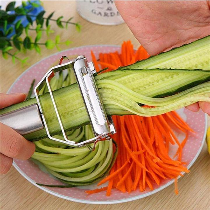 Deiss PRO Dual Julienne Peeler & Vegetable Peeler - Amazing Tool for Making  Delicious Salads & Reviews