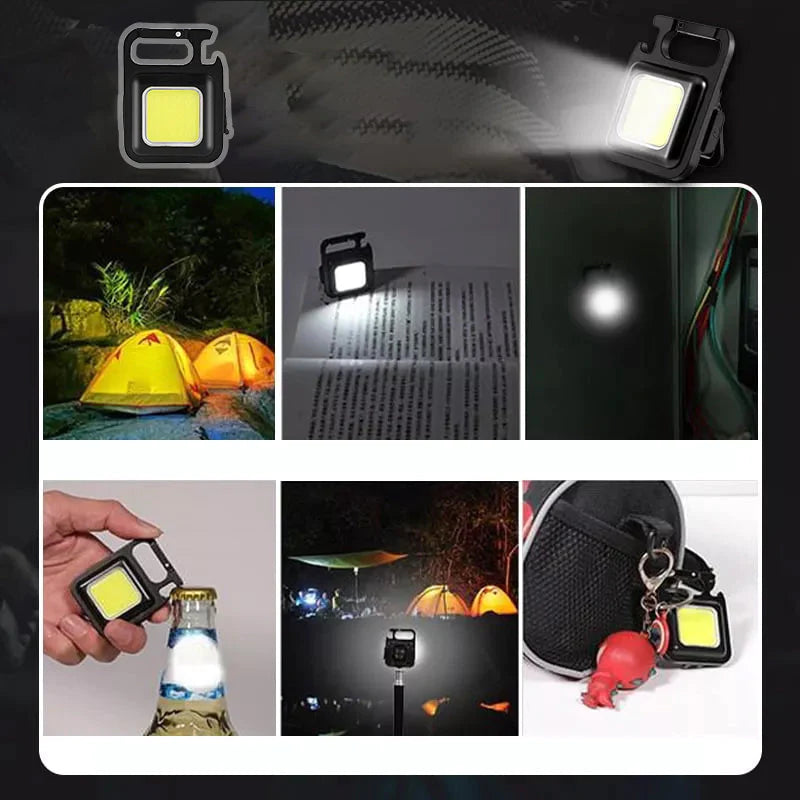 Multifunctional Re-chargeable Keychain Emergency Light