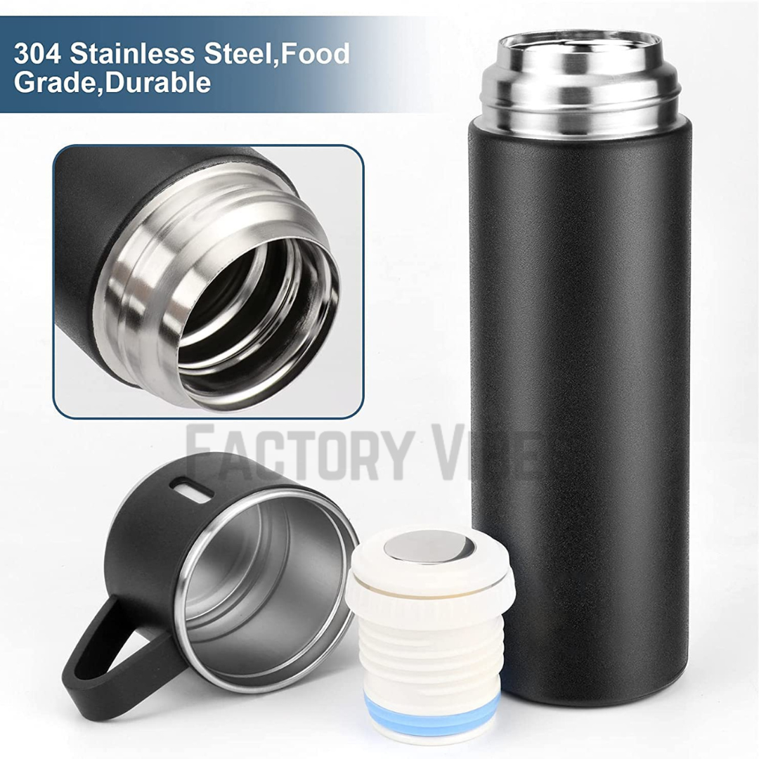 PORTABLE FLASK (Hot & Cold Both) With 3 Cups
